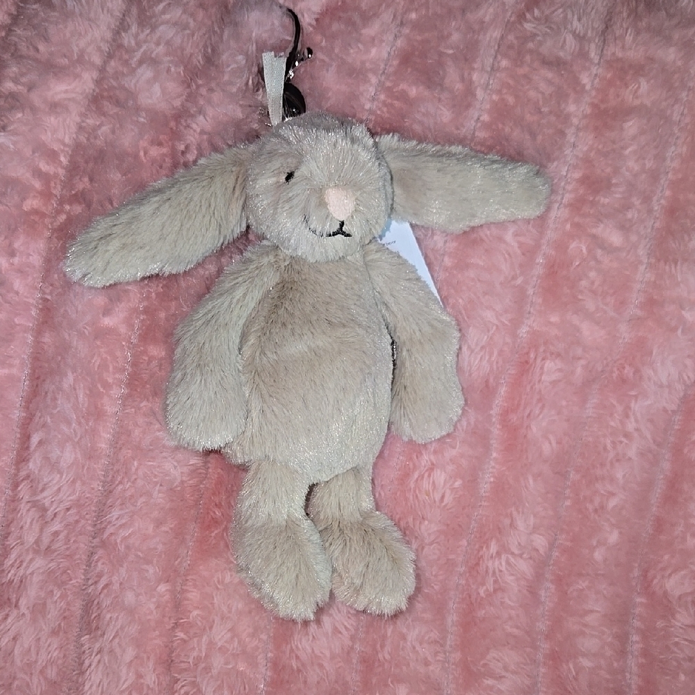 Jellycat Bashful Beige Bunny Bag Charm